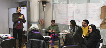 Miembros de la Escuela de Terapia Ocupacional en su jornada de planificación estratégica