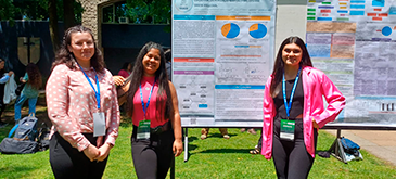 estudiante sparticipantes en congreso de kinesiologia de la U. Catolica del Maule