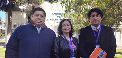 Foto de los investigadores Juan Coss, Alejandra Rojas y Jairo Vanegas (de derecha a izquierda)